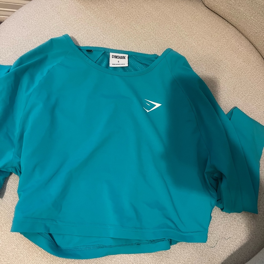 Gymshark Teal Long Sleeve Top